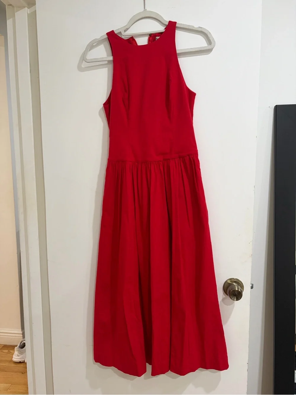 Abercrombie & Fitch Red Sleeveless Maxi Dress